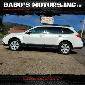 2011 Subaru Outback for sale at BABO'S MOTORS INC in Johnstown PA