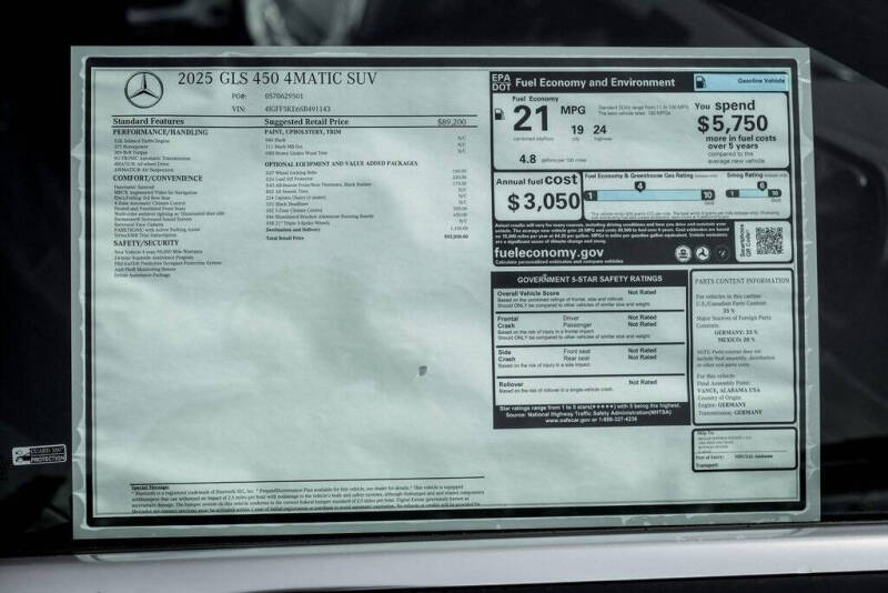 2025 Mercedes-Benz GLS GLS 450