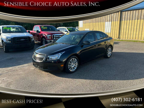2012 Chevrolet Cruze for sale at Sensible Choice Auto Sales, Inc. in Longwood FL