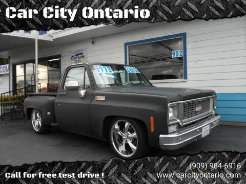 1973 GMC C15 stepside for sale at Car City Ontario in Ontario CA