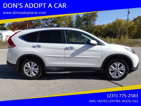 2014 Honda CR-V for sale at DON'S ADOPT A CAR in Cadillac MI