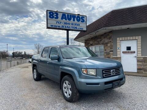 2007 Honda Ridgeline for sale at 83 Autos in York PA