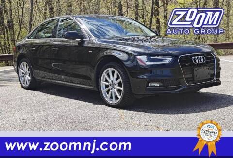 2016 Audi A4 for sale at Zoom Auto Group in Parsippany NJ