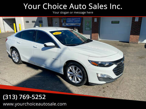 2019 Chevrolet Malibu for sale at Your Choice Auto Sales Inc. in Dearborn MI