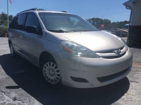 2008 Toyota Sienna for sale at NO FULL COVERAGE AUTO SALES LLC in Austell GA