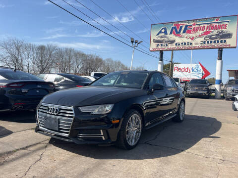 2017 Audi A4 for sale at ANF AUTO FINANCE in Houston TX