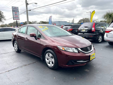 2013 Honda Civic for sale at AUTOFAIR LLC in West Melbourne FL