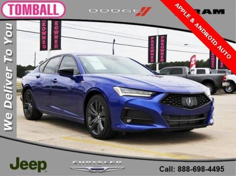 2021 Acura TLX for sale at Tomball Dodge Pre Owned in Tomball TX