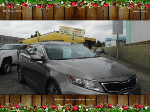 2013 Kia Optima for sale at Five Star Motors in North Hills CA