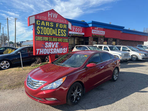 2012 Hyundai Sonata for sale at HW Auto Wholesale in Norfolk VA