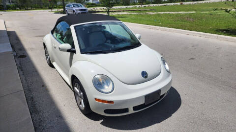 2007 Volkswagen New Beetle Convertible for sale at S-Line Motors in Pompano Beach FL