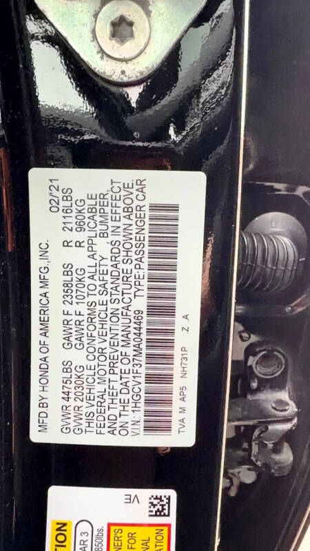 2021 Honda Accord Sport