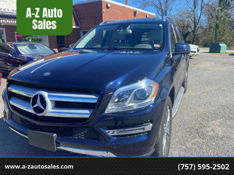 2013 Mercedes-Benz GL-Class for sale at A-Z Auto Sales in Newport News VA