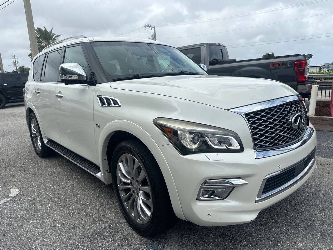 2015 INFINITI QX80 for sale at Tropical Auto Sales in North Palm Beach, FL