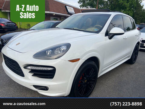 2013 Porsche Cayenne for sale at A-Z Auto Sales in Newport News VA