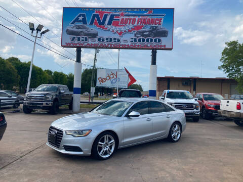 2014 Audi A6 for sale at ANF AUTO FINANCE in Houston TX