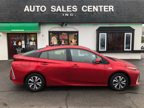 2017 Toyota Prius Prime for sale at Auto Sales Center Inc in Holyoke MA