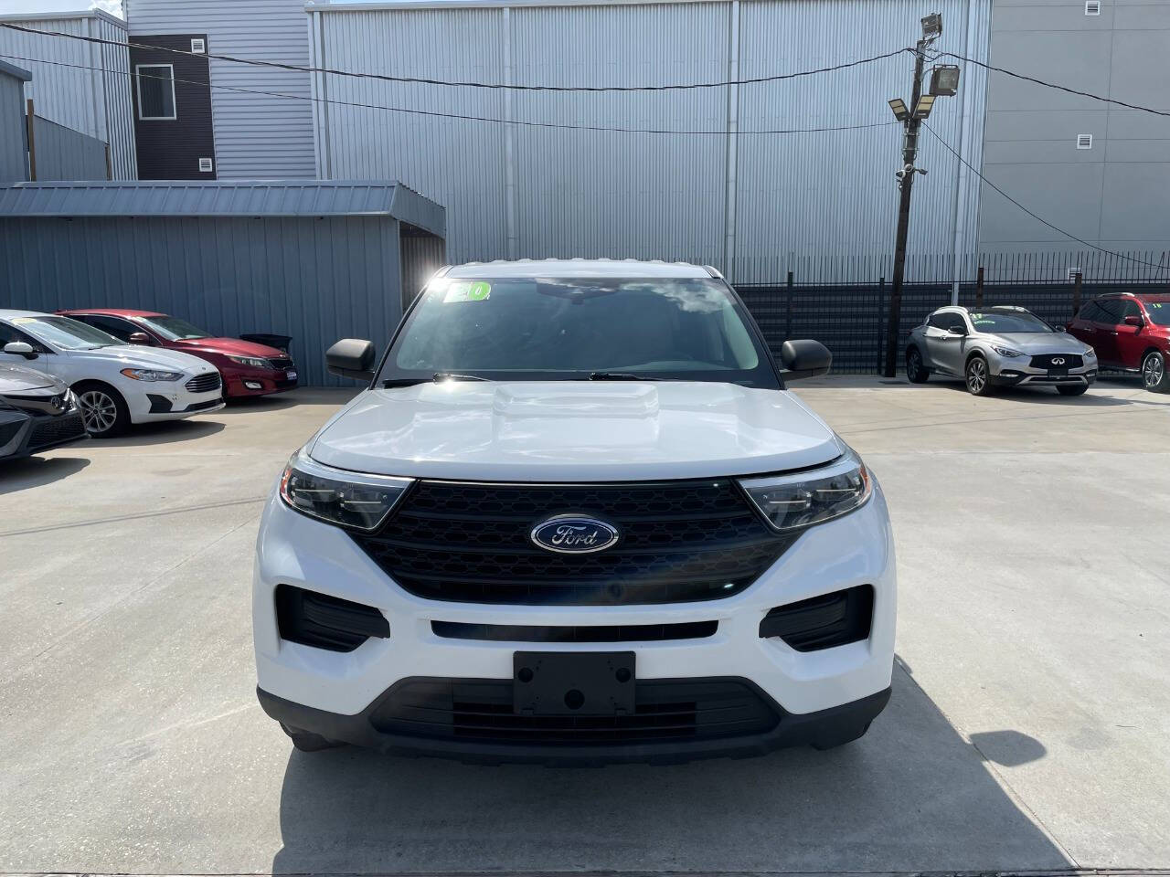 White 2020 Ford Explorer Base Base 4dr SUV 2