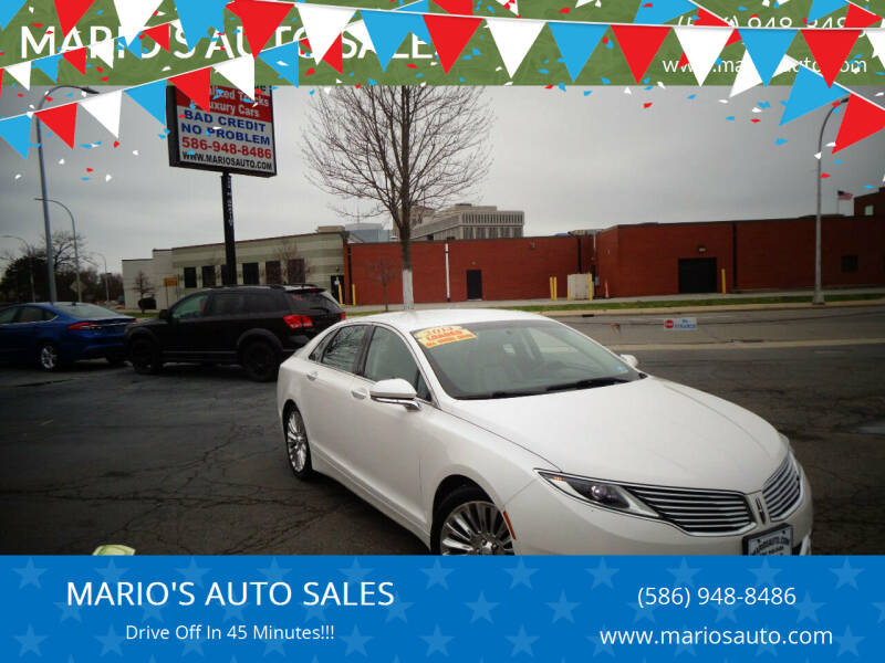 2014 Lincoln MKZ for sale at MARIO'S AUTO SALES in Mount Clemens MI