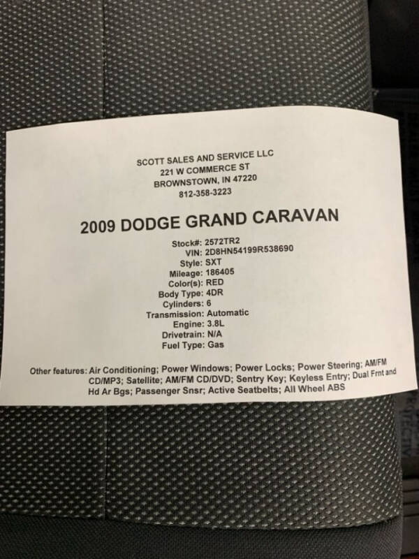 2009 Dodge Grand Caravan SXT