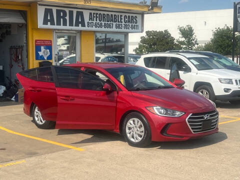 2017 Hyundai Elantra for sale at Aria Affordable Cars LLC in Arlington TX