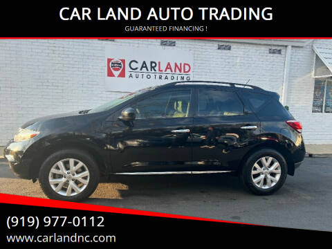 2012 Nissan Murano for sale at CAR LAND  AUTO TRADING in Raleigh NC