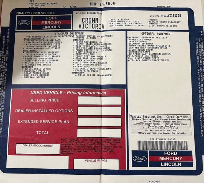 1997 Ford Crown Victoria LX