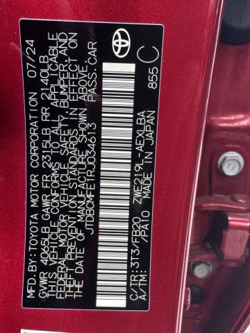 2024 Toyota Corolla Hybrid LE