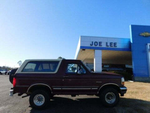 1993 Ford Bronco for sale at Joe Lee Chevrolet in Clinton AR