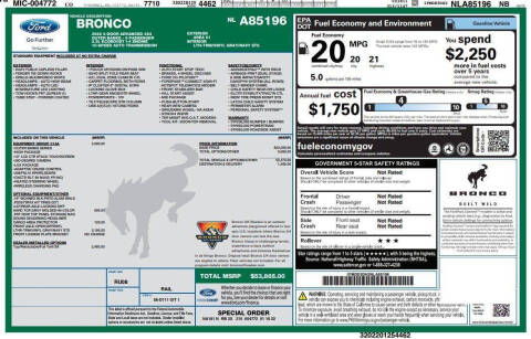 2022 Ford Bronco Outer Banks Advanced