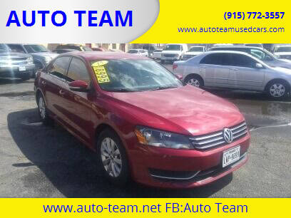2015 Volkswagen Passat for sale at AUTO TEAM in El Paso TX