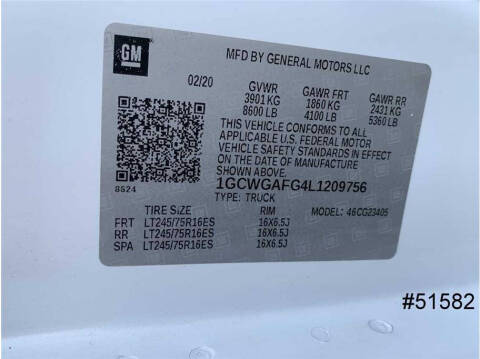 2020 Chevrolet Express 2500