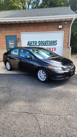 2012 Honda Civic for sale at Auto Solutions of Rockford in Rockford IL