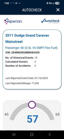 2011 Dodge Grand Caravan Mainstreet