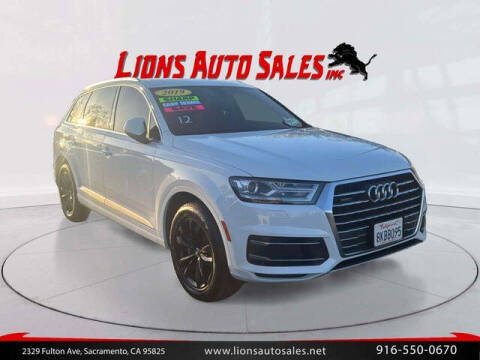 2019 Audi Q7 for sale at LIONS AUTO SALES in Sacramento CA