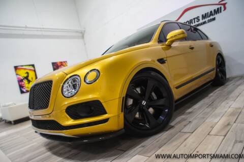 2019 Bentley Bentayga for sale at AUTO IMPORTS MIAMI in Fort Lauderdale FL