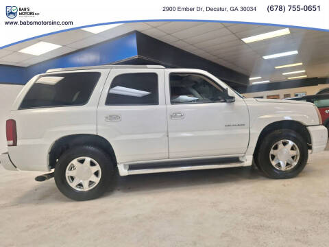 2002 Cadillac Escalade