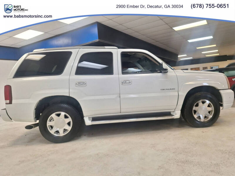 2002 Cadillac Escalade