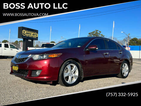 2010 Acura TSX for sale at BOSS AUTO LLC in Norfolk VA