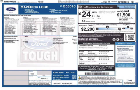 2025 Ford Maverick Lobo