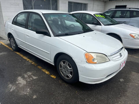 2002 Honda Civic for sale at J and H Auto Sales in Union Gap WA