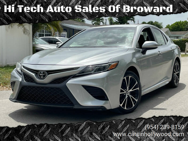 2018 Toyota Camry for sale at Hi Tech Auto Sales Of Broward in Hollywood FL
