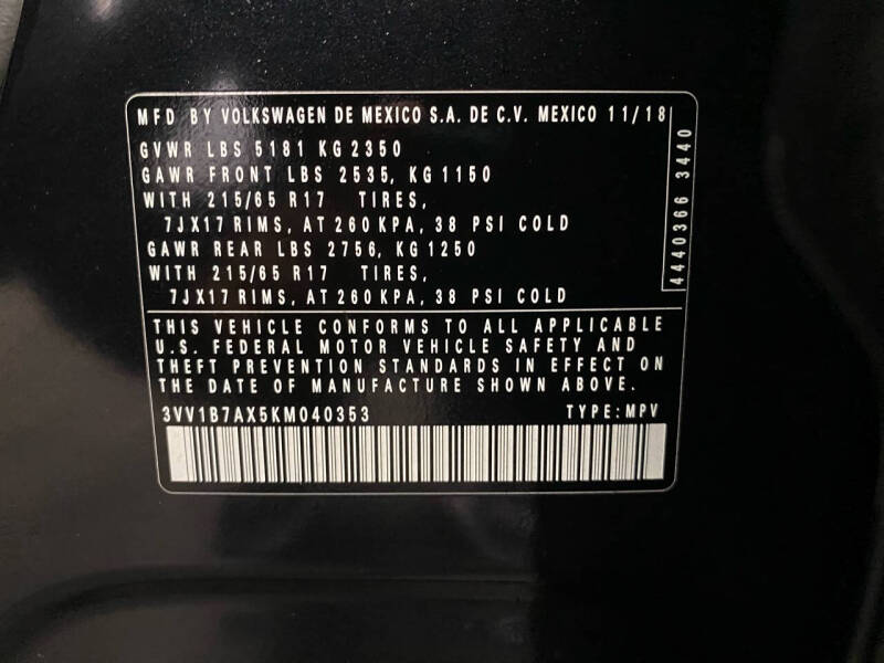 2019 Volkswagen Tiguan S