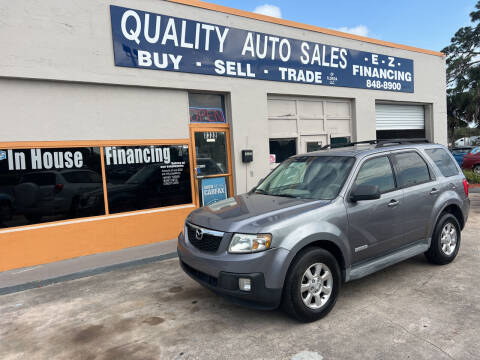 2008 Mazda Tribute for sale at QUALITY AUTO SALES OF FLORIDA in New Port Richey FL
