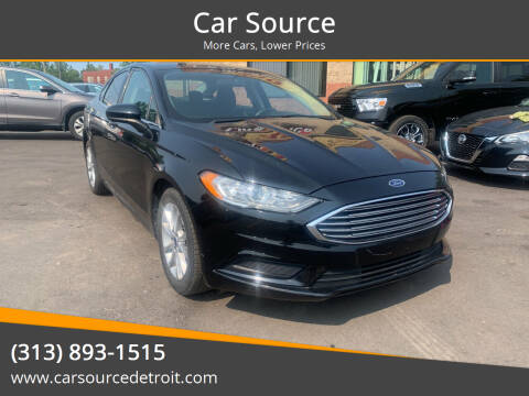 2017 Ford Fusion for sale at Car Source in Detroit MI