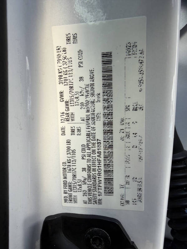 2017 Ford F-150 Raptor