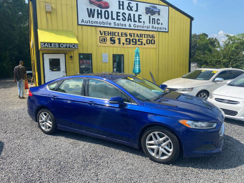 2014 Ford Fusion for sale at H & J Wholesale Inc. in Charleston SC