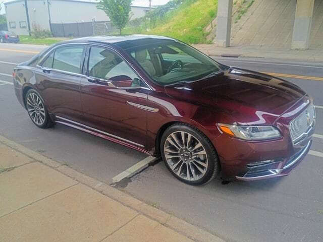 Red 2017 Lincoln Continental Select AWD Select 4dr Sedan 78