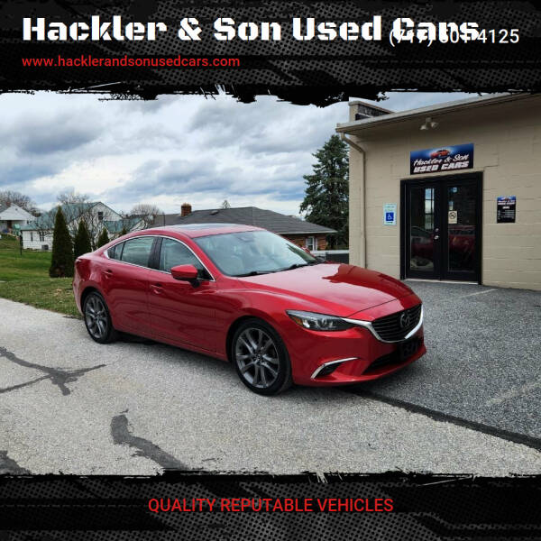 2017 Mazda MAZDA6 for sale at Hackler & Son Used Cars in Red Lion PA