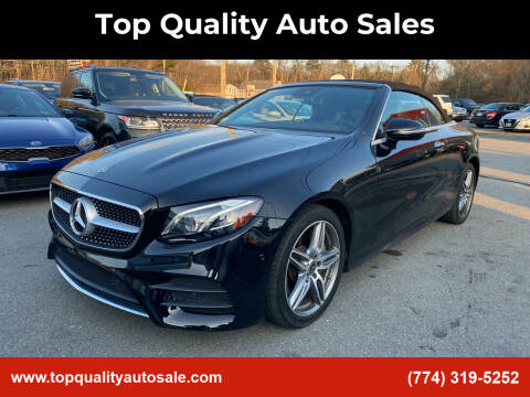2018 Mercedes-Benz E-Class for sale at Top Quality Auto Sales in Westport MA